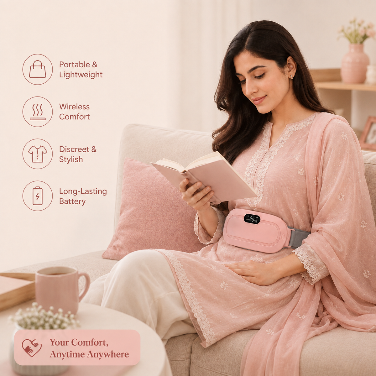 Period Cramp Relief Belt