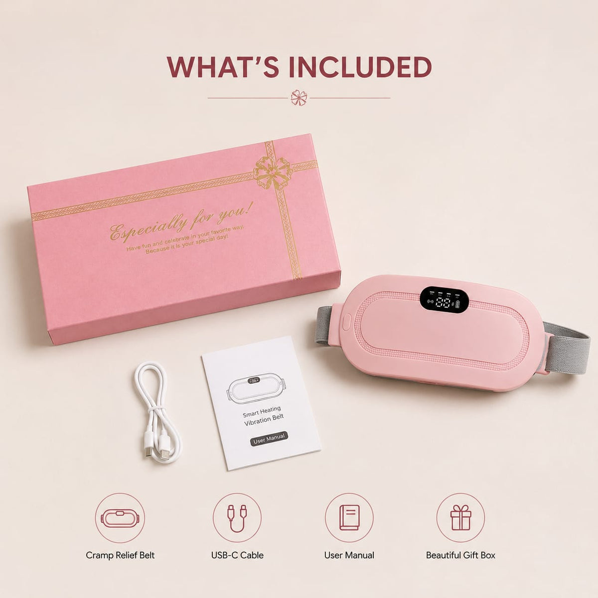 Period Cramp Relief Belt
